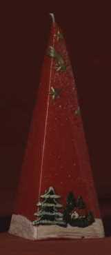 Weihnachtspyramide rot